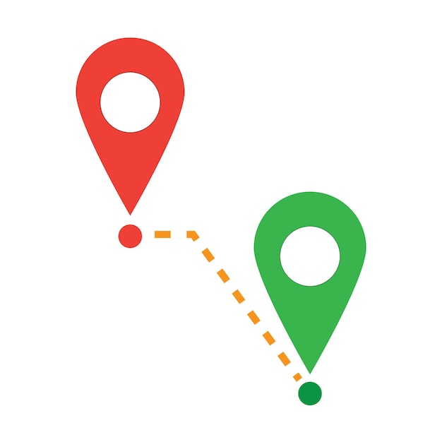 Location icon logo vector design template