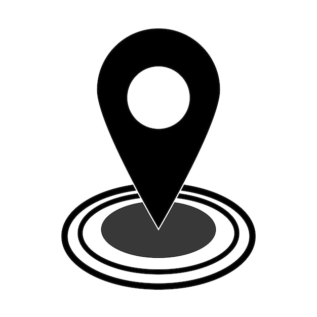 Location icon logo vector design template