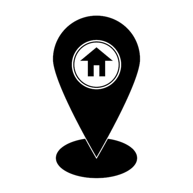 Location icon logo vector design template