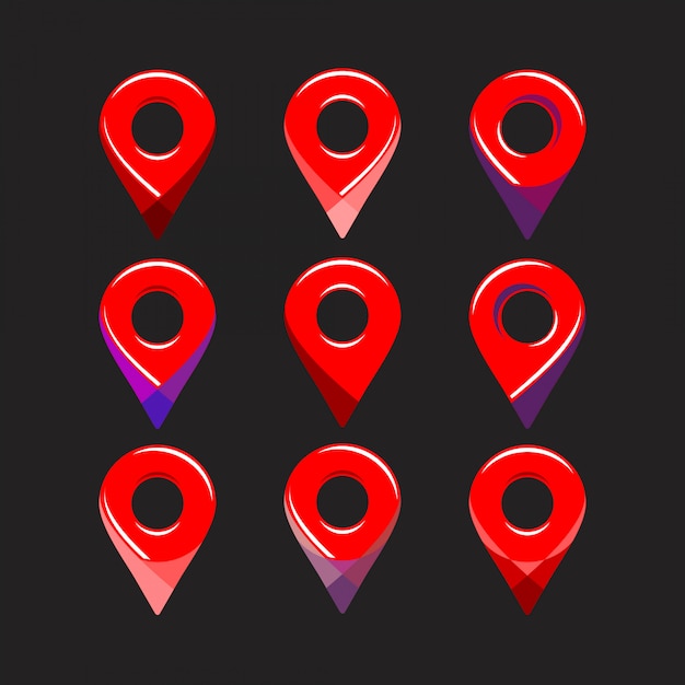 Location Icon set