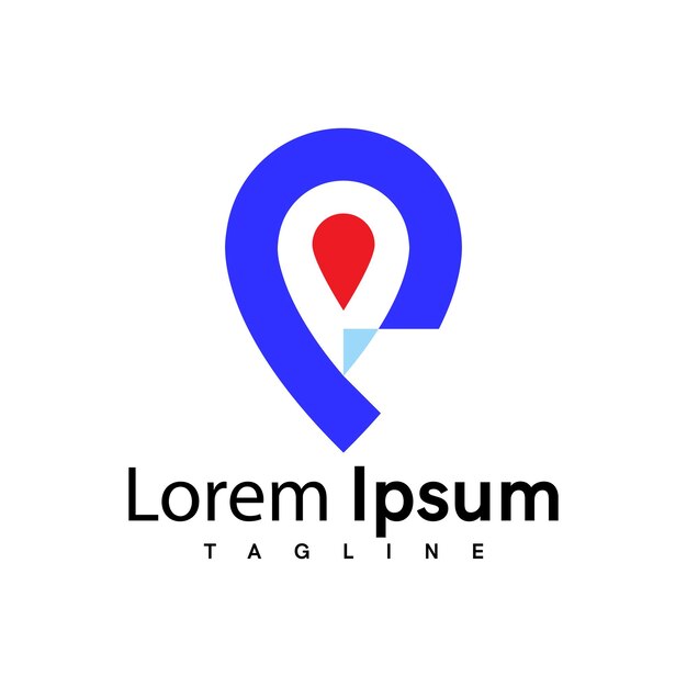 Location logo premium vector template