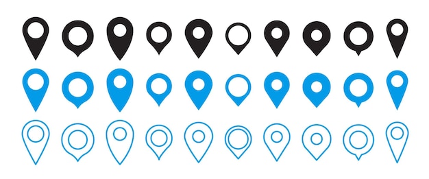 location pin collection