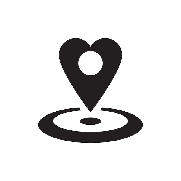 Location point vector icon design