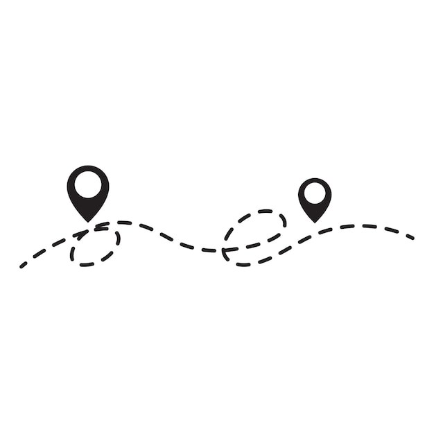 Location point vector icon design