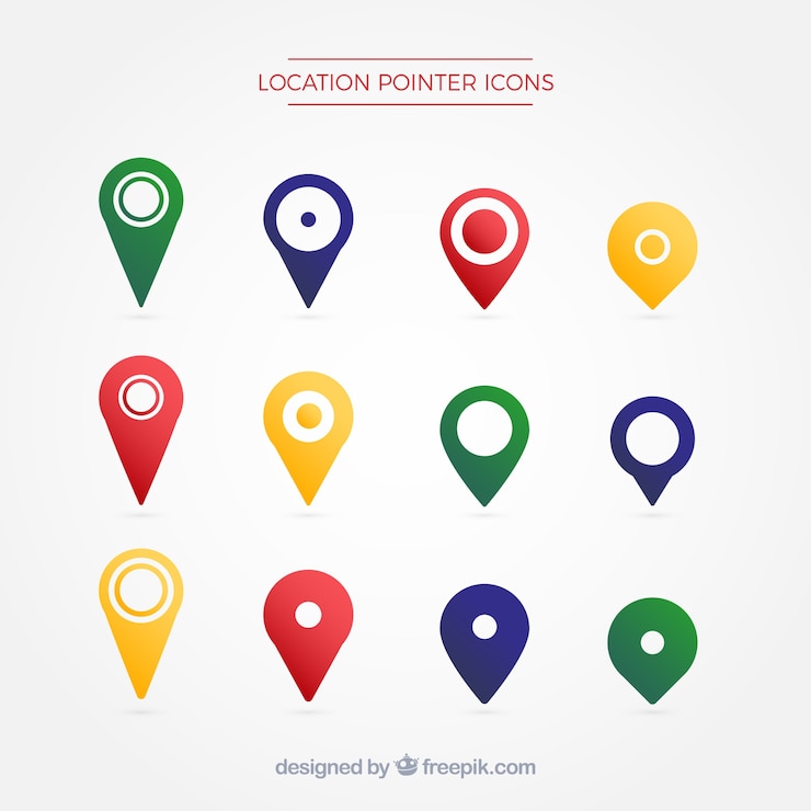 Vector location pointer symbol