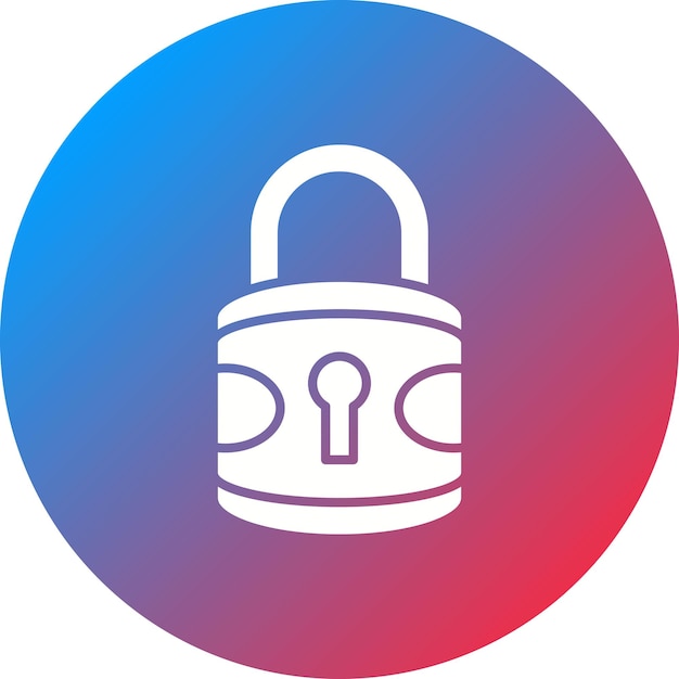 Lock icon vector image Can be used for Athletics