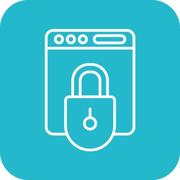 Lock icon vector image Can be used for Copywriting