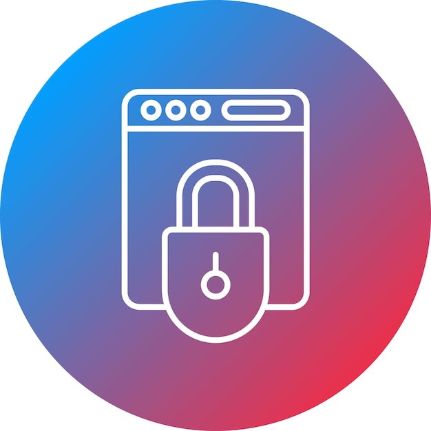 Lock icon vector image Can be used for Copywriting