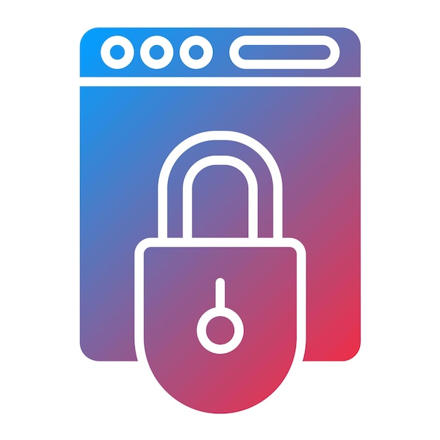 Lock icon vector image Can be used for Copywriting