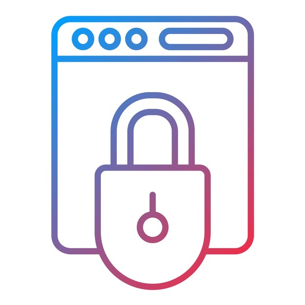 Lock icon vector image Can be used for Copywriting