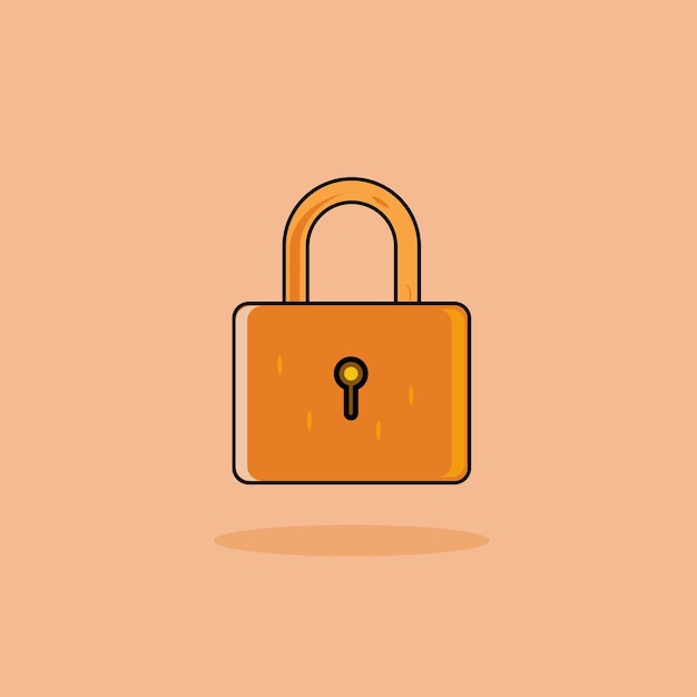 Lock vector illustration