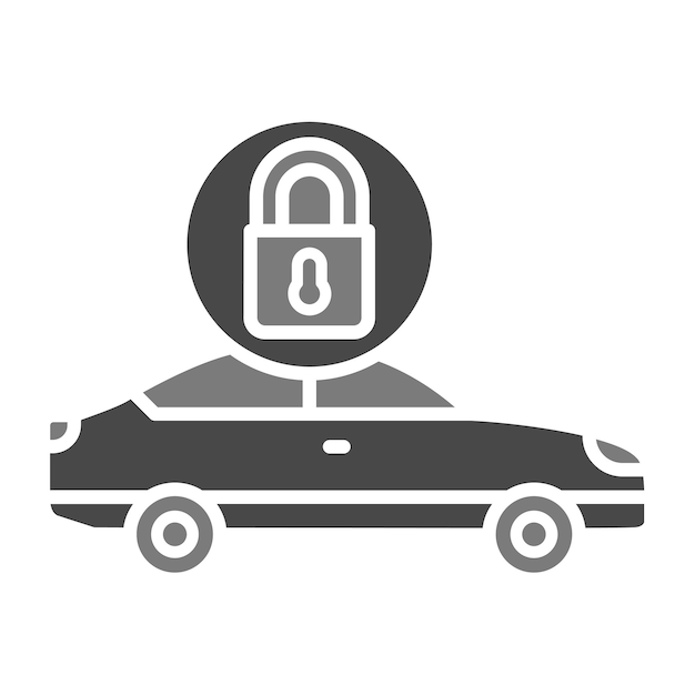 Locked Car Icon