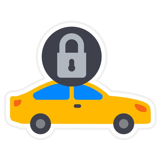 Locked Car Icon