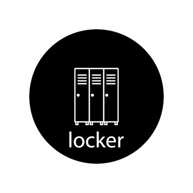 locker icon vector template illustration logo design