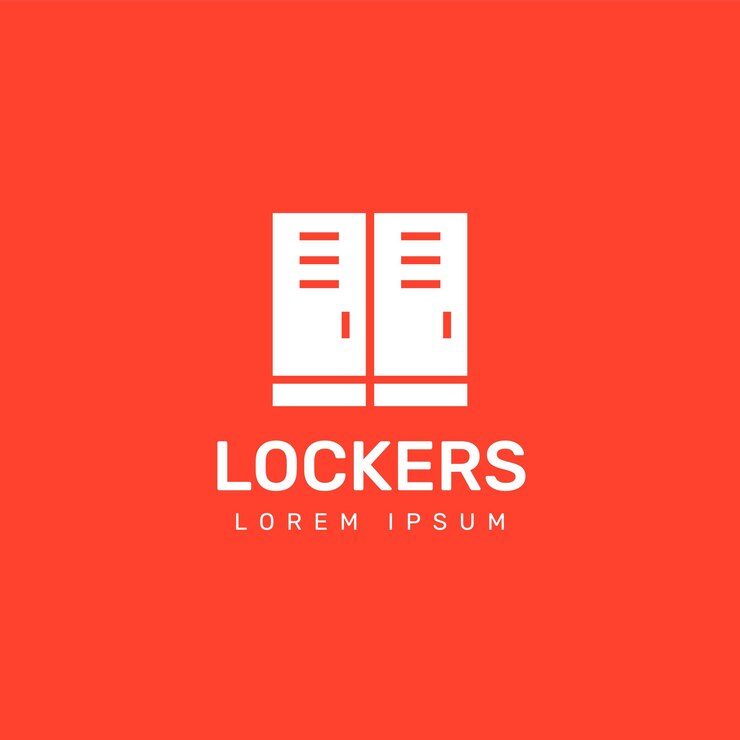 ロッカーのロゴのイラスト