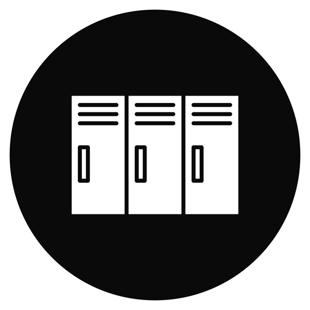 ロッカーのアイコンベクトル画像はモールに使用できます