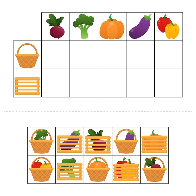 Vector logic game worksheets