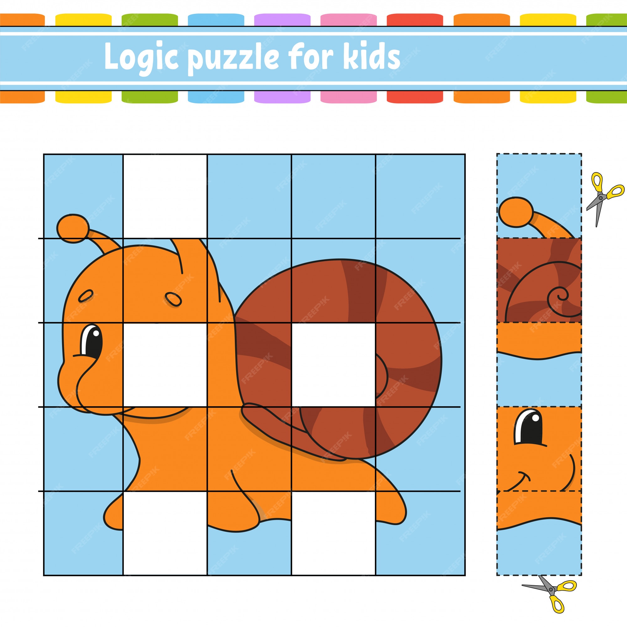 Blocks and Shapes Logic Puzzle Game for school kids walkthrough