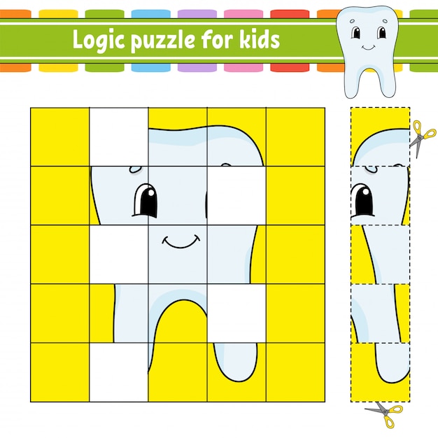 Puzzle logico per bambini.