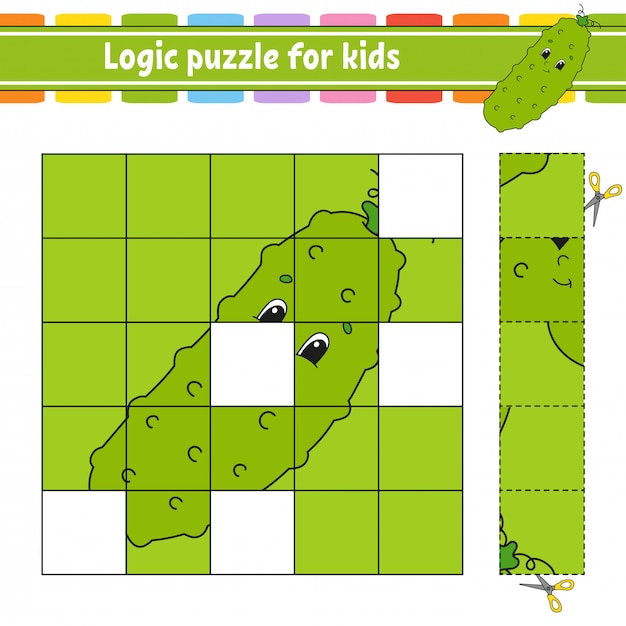 Logic puzzle for kids. 