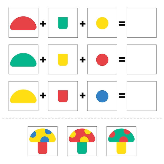 子供のための論理表ワークシート