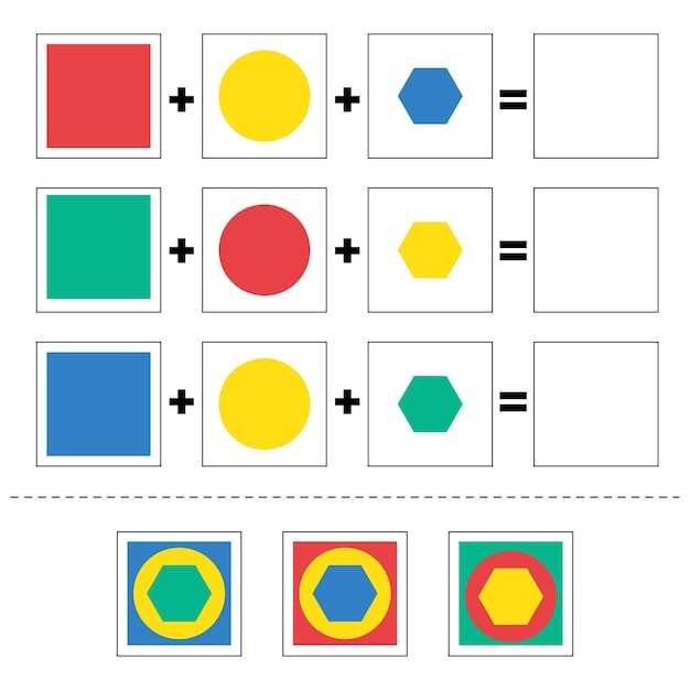 子供のための論理表ワークシート