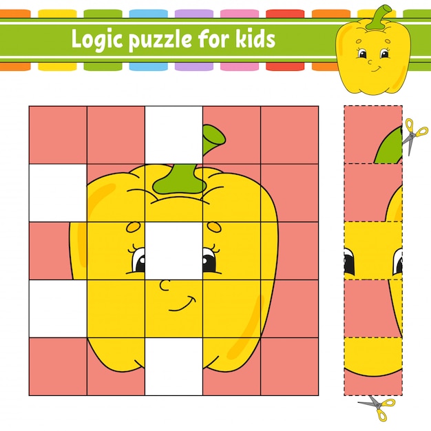 Logica puzzel voor kinderen.