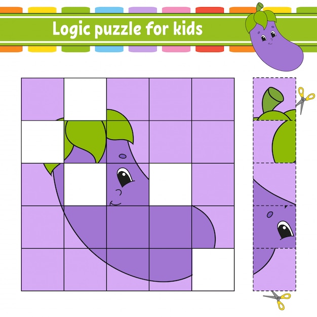 Logica puzzel voor kinderen.