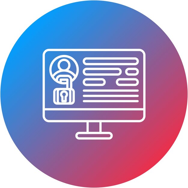 Login icon vector afbeelding Kan worden gebruikt voor Web Hosting