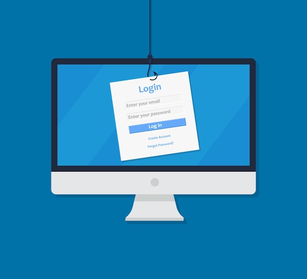 Login and Register Form with Blue Theme for Desktop Application or Website