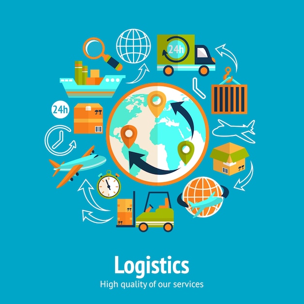 Logistic background design