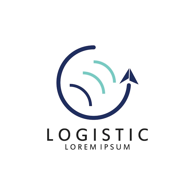 Logistic logo for Business and Company Vector template design for delivery service