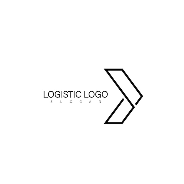 Logistic logo design symbol business