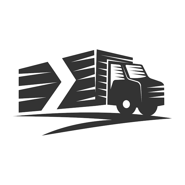 Logistics and express delivery company logo design template Icon Illustration Brand Identity