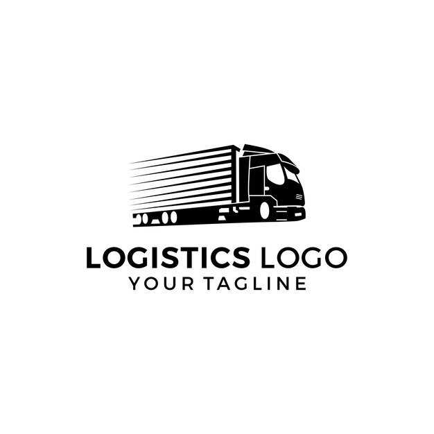 Illustrazione vettoriale del logo logistico