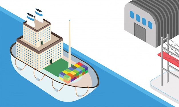 logistics or transportation concept.
