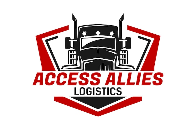 Logistiek en transport logo