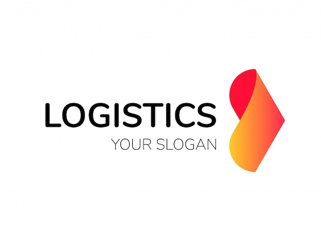 Logistiek logo pijl express levering