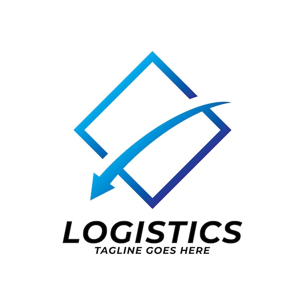 logistiek logo vector