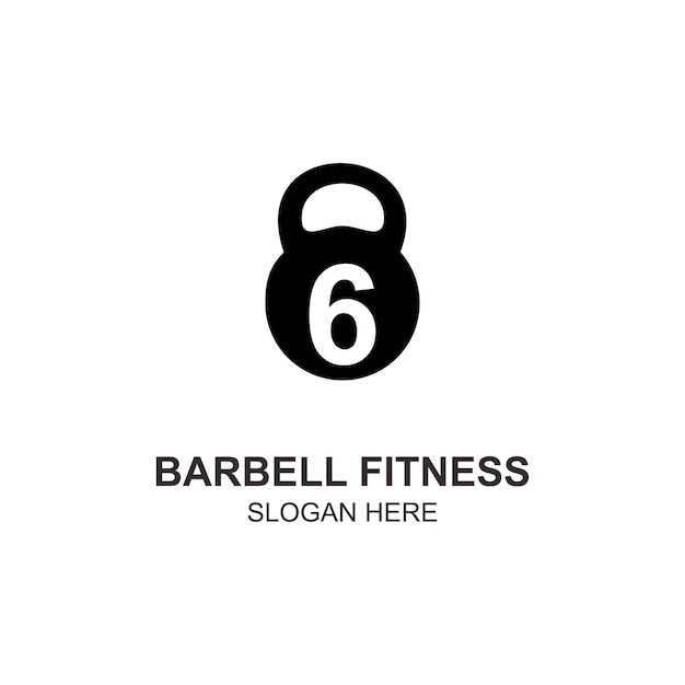 Logo 6 halter fitness ontwerp