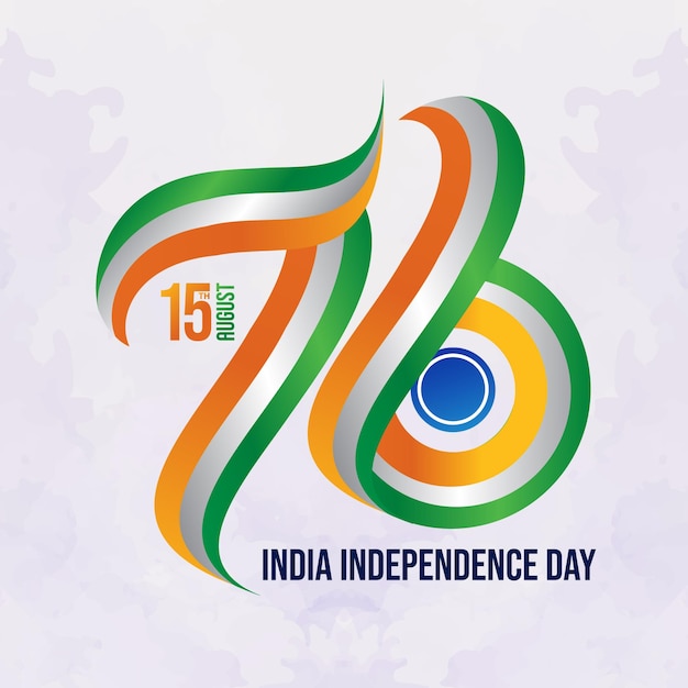 Logo 76e onafhankelijkheidsdag van india