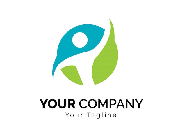 Logo about a healthy lifestyle Illustration of woman for international yoga day web banner eps10