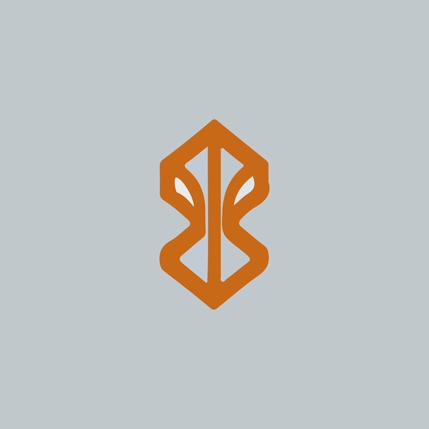 Vector logo abstark in isolated background concept