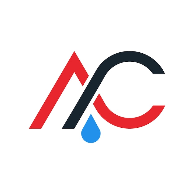 Vector logo ac water