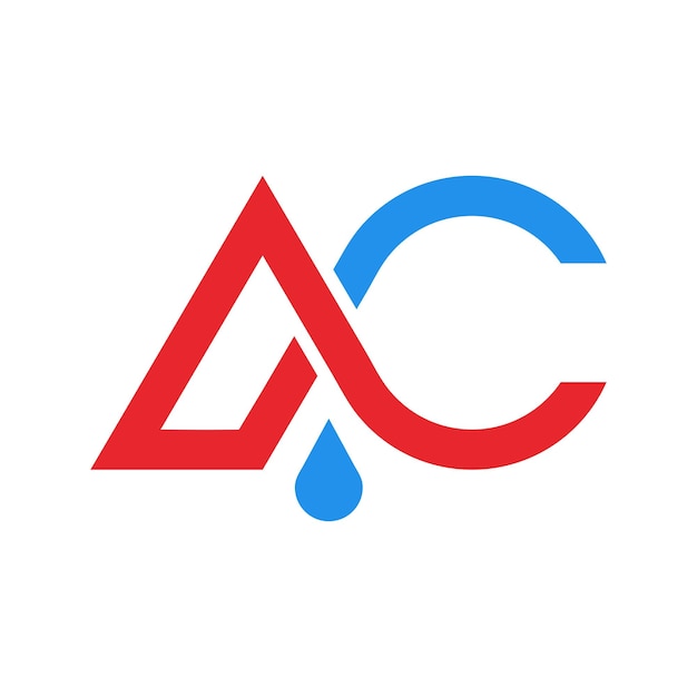 Vector logo ac water