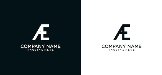 logo AE initial design