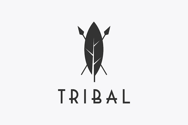 Logo afrikaans blad tribal
