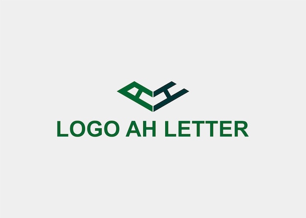 벡터 logo ah letter 라인 회사명