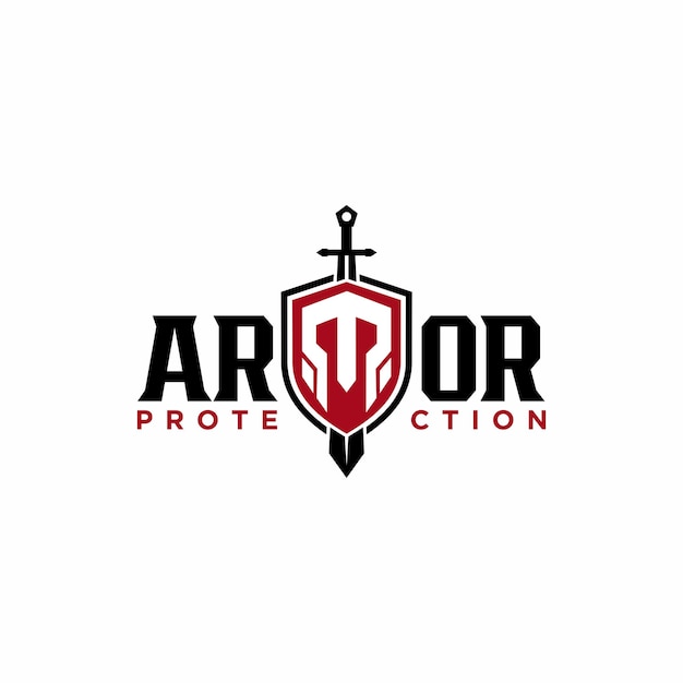 Vector logo for an armor protection company