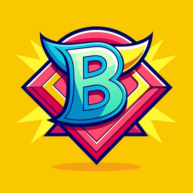 Vector logo b of letter b logo of logo b